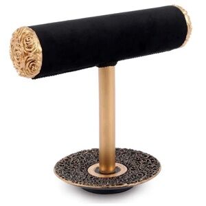 Black and Gold Jewelry Stand